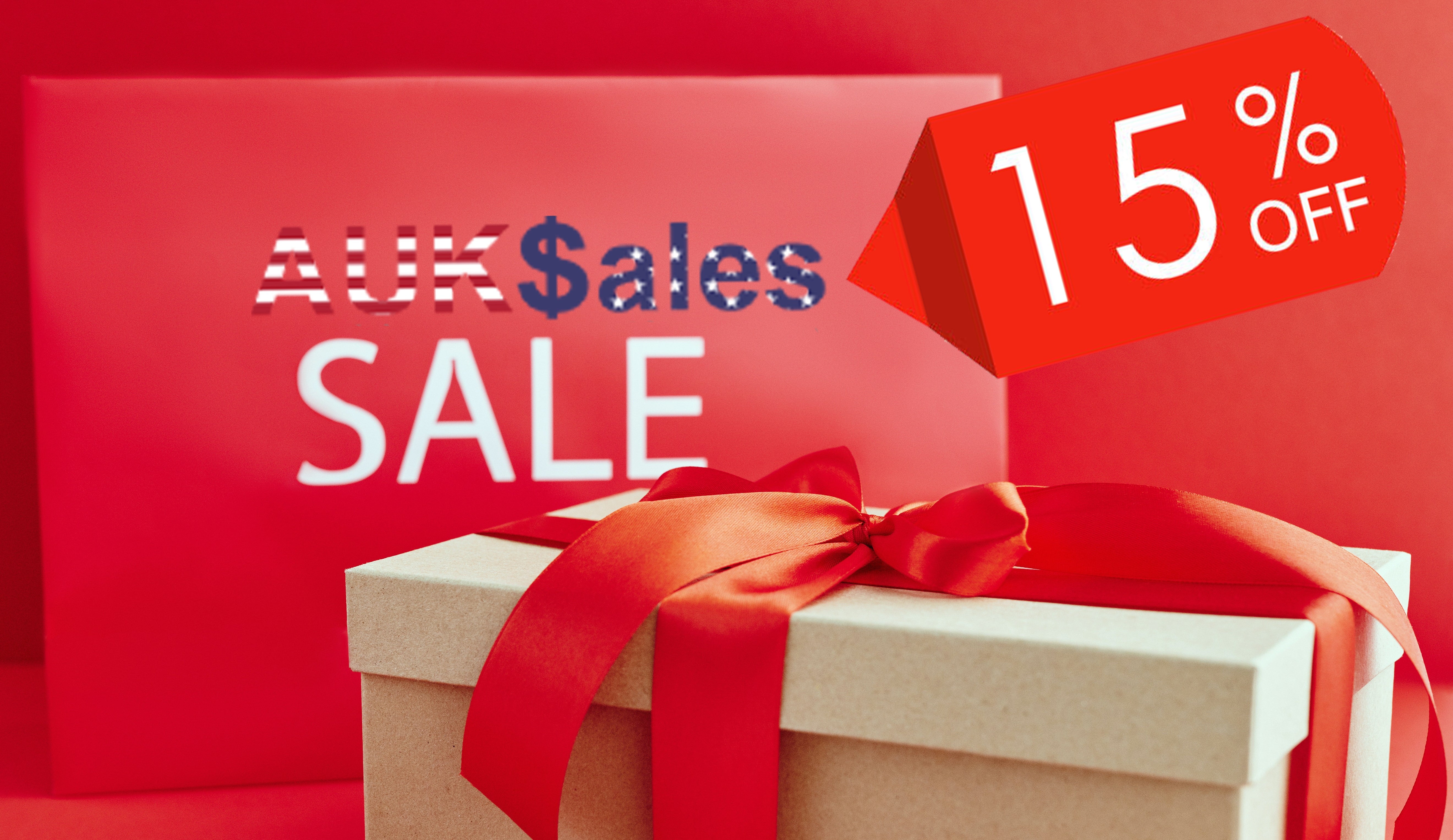 AUKSales Massive 15% SALE Across United States of America