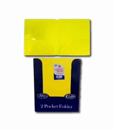 Poly Cover Folders No Holes Yellow – Pack of 48 | Journal Office Supplies, Ideal for Bulk Buyers