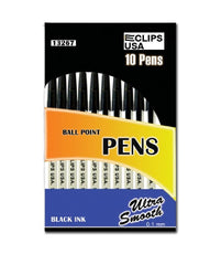 Stick Pens, 10 Pk, Black Ink. Case Pack of 72