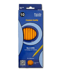 #2 Pencils, 10 pk. in a box, Sharpened, Case Pack of 80, Ideal for Bulk Buyers