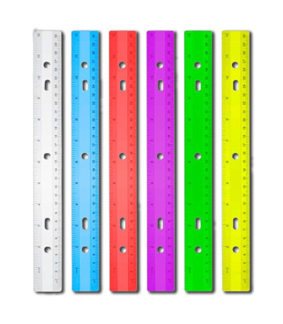 Plastic Rulers – 12" Standard (Bulk Pack of 144) , Ideal for Bulk Buyers