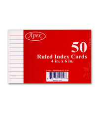 Index cards, 4