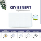 Medium Desk Pad, 17'' x 11'', Graph Ruled, Graph and Writing Pads, (Pack of 2 Pads)