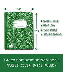 Green Composition Notebook WR (Pack of 2)