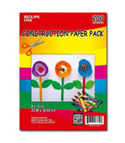 Multicolor Construction Pads 9" x 12" – 200 Sheets Pack of 36 | Art & Craft, Ideal for Bulk Buyers
