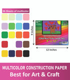 Multicolor Construction Pads 9" x 12" – 36 Sheets Pack of 48 | Art & Craft , Ideal for Bulk Buyers