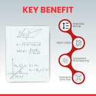 Graph Paper Pad Multisize pack of 3, ( 8.5" x 11")