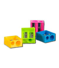 Pencil and Crayon Sharpeners, Assorted Colors, Case Pack of 500, Ideal for Bulk Buyers