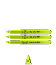 Highlighter Bulk Fine Tips, Yellow, Case Pack of 350, Ideal for Bulk Buyers