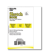 Spiral Scketch Book, 5.75'' x 8.25, 100 Sheets, Pack of 48