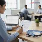 Sales Order Book, Carbonless, 8.5" x 11.5", 30 Sets, 60 Sheets, Case Pack of 60,