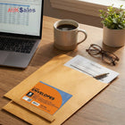 Kraft Clasp Envelopes - 6 X 9 Inches, 5-count, Journal Office Supplies, Ideal for Bulk Buyers