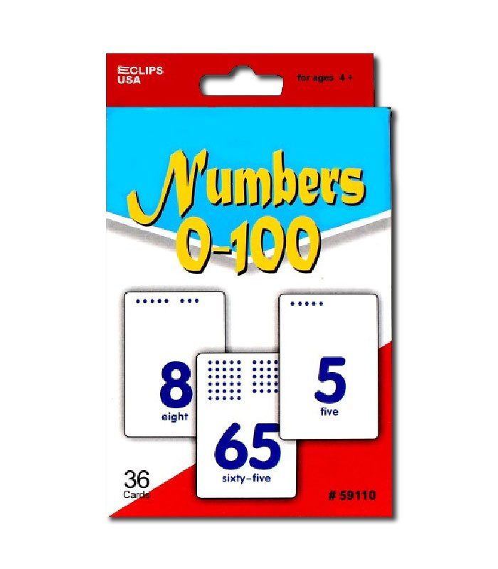 Number Flash Cards 3.25" x 4.75" – Pack of 48 | Flash & Game Cards, Ideal for Bulk Buyers
