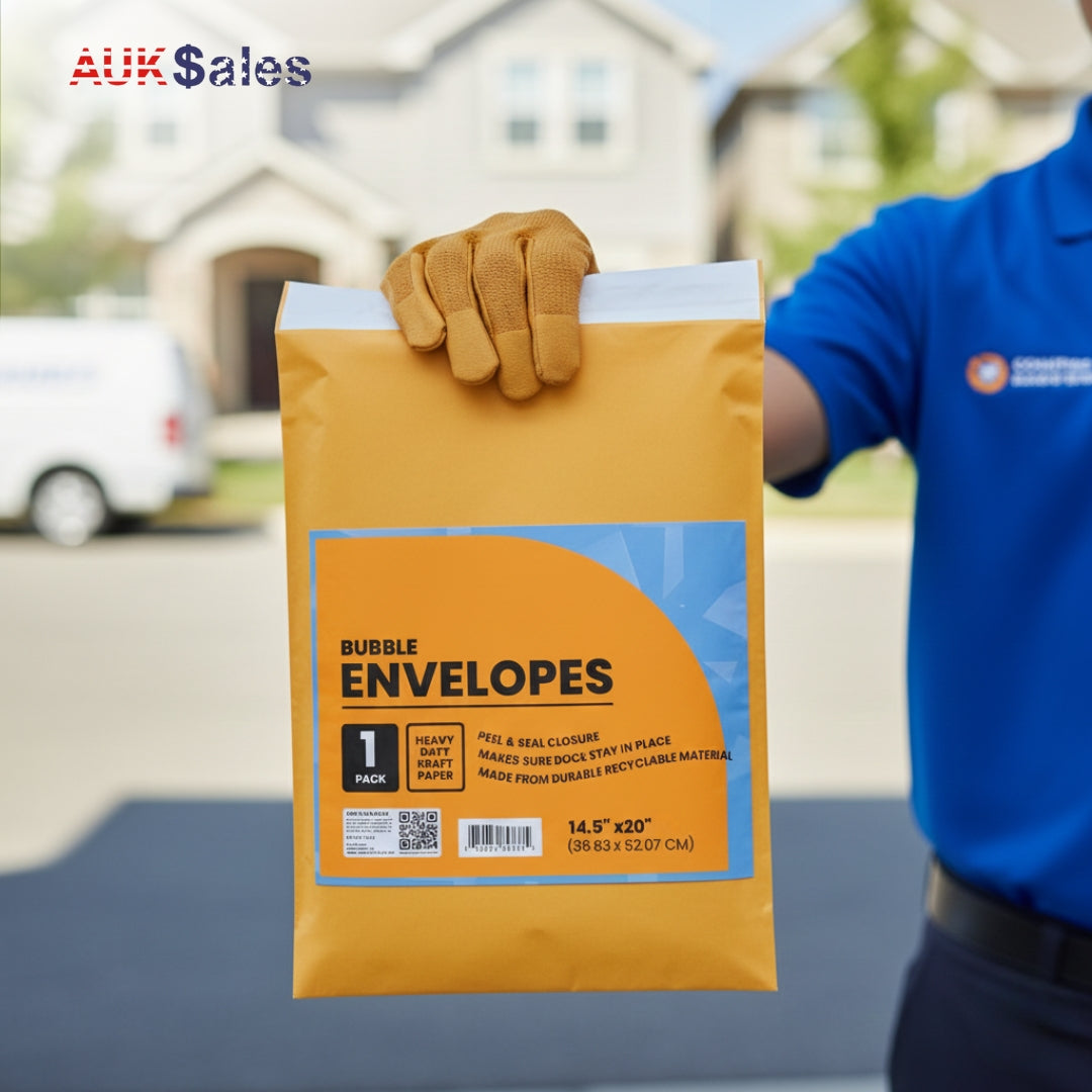 Bubble Envelopes 14.5" x 20" – 1-Pack, Case of 48 | Journal Office Supplies, Ideal for Bulk Buyers