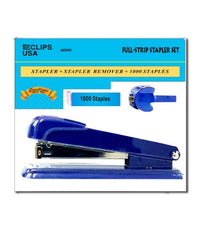 Stapler + 1000 Staples + Stapler Remover, Asst. Colors, Case Pack of 24