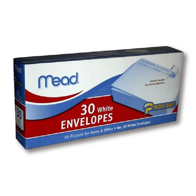 Mead Press &amp; Seal Envelopes, 10, Case Pack of 12, Ideal for Bulk Buyers