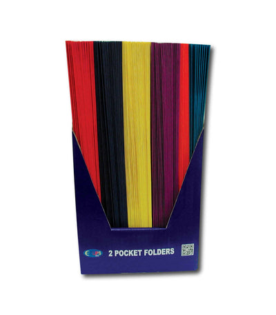 Paper Folders 3-Hole Assorted Colors – Pack of 100 | Journal Office Supplies, Ideal for Bulk Buyers