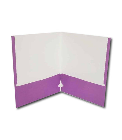 Paper Folders No Holes Purple – Pack of 100 | Journal Office Supplies, Ideal for Bulk Buyers
