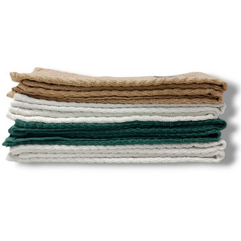 2PK KITCHEN TOWEL 15X25 ASST- 48