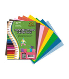 Multicolor Construction Pads 9" x 12" – 50 Sheets Pack of 48 | Art & Craft, Ideal for Bulk Buyers