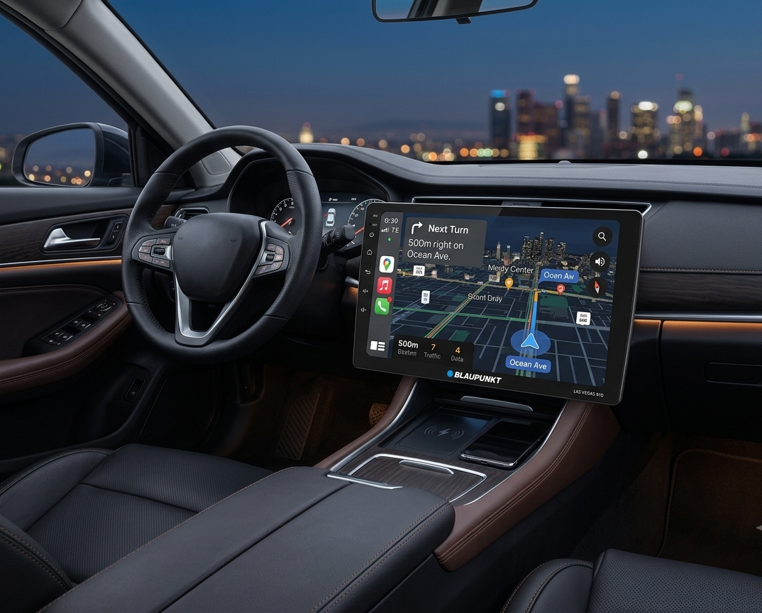 Blaupunkt LASVEGAS910 10.1" Single DIN Wireless CarPlay & Android Auto Receiver