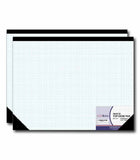 TOP Sturdy Graph Desk Pad, 22" x 17", 1/4" Quad Grid, 50 Sheets Per Pad, Pack of 2 Pads – Graph and Writing Pads