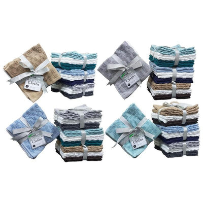 6Pk 12X12 Checkerd Wash Cloth-36 16oz