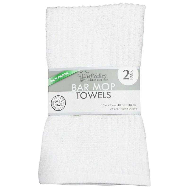 2PK BAR MOP 16" X 19" - WHITE-72