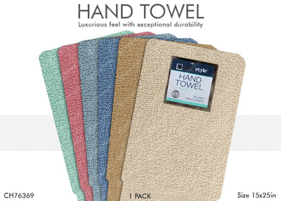15" X 25" HAND TOWEL - 72 2.5LB
