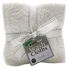10Pk 12"X12" Wash Cloth White-24 12.5oz