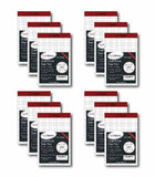 Quad Ruled Dual Graph Pad 5 x 8 Inches -White Color 100 sheets per Perforated Pad, Case Pack of 12