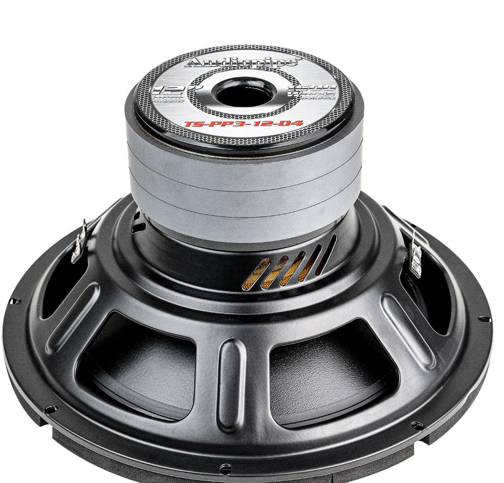 Audiopipe TSPP212D4 12-Inch Dual 4-Ohm Subwoofer 1000W Max