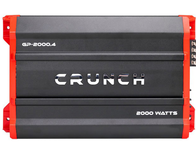 Crunch Ground Pounder GP-2000.4 4-Channel Class A/B Car Amplifier