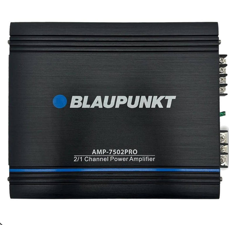 Blaupunkt AMP-7502PRO 2/1 Channel Power Amplifier on a white background
