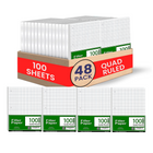 Loose Leaf Filler Paper – 100 Sheets, Graph Ruled, Pack of 48, Ideal for Bulk Buyers