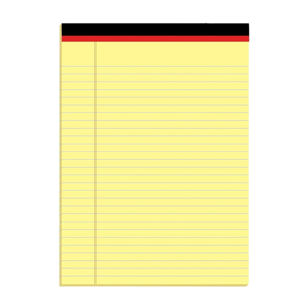 Legal Pad – 5" x 8", Canary, 50 Sheets Each, Case Pack of 108, Ideal for Bulk Buyers