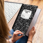 Marble Notebook – 100 Sheets, Unruled, Black Cover, Case Pack of 48, Ideal for Bulk Buyers