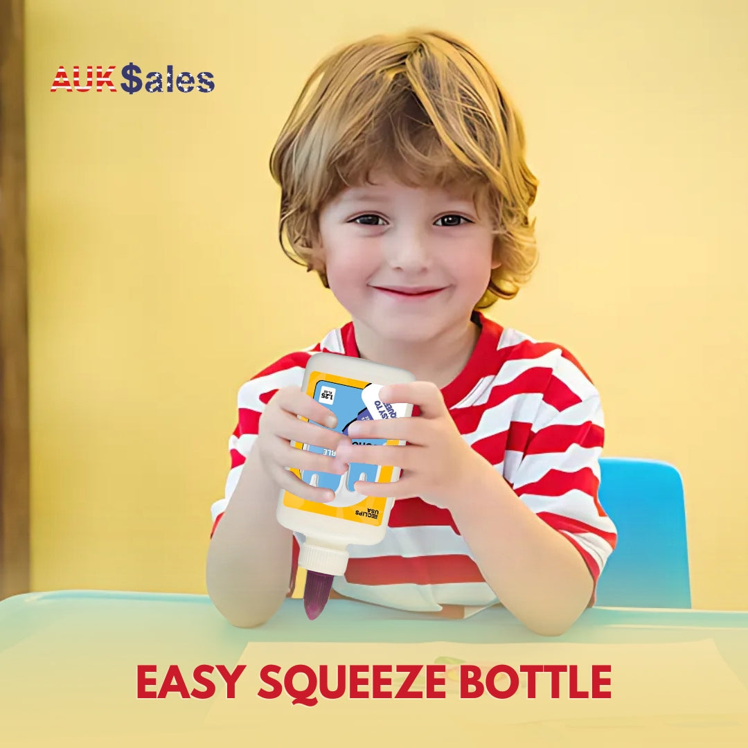 Washable School Glue, 1.25 Oz , Case Pack of 72, Ideal for Bulk Buyers