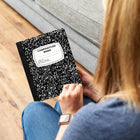 Marble Notebook – 100 Sheets, Unruled, Black Cover, Case Pack of 48, Ideal for Bulk Buyers