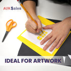 Poster Boards – 22'' x 28'', Yellow, Pack of 50 – Posters and Foam Boards