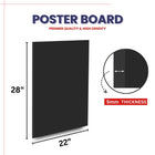 Poster Board, 22" x 28", Black, Case Pack of 50