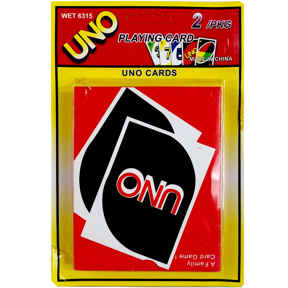 Uno Card Game Multicolor,  Case Pack of 2,  Ideal for Bulk Buyers