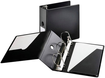 Cardinal 5" View Binder Super Strength - Black Color, Ideal for Retailers and Bulk Buyers, Case Pack of 2