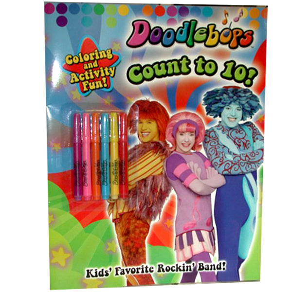 "Count to 10 Doodlebops" Coloring and Activity Book with Markers, Case Pack of 48, Ideal for Bulk Buyers