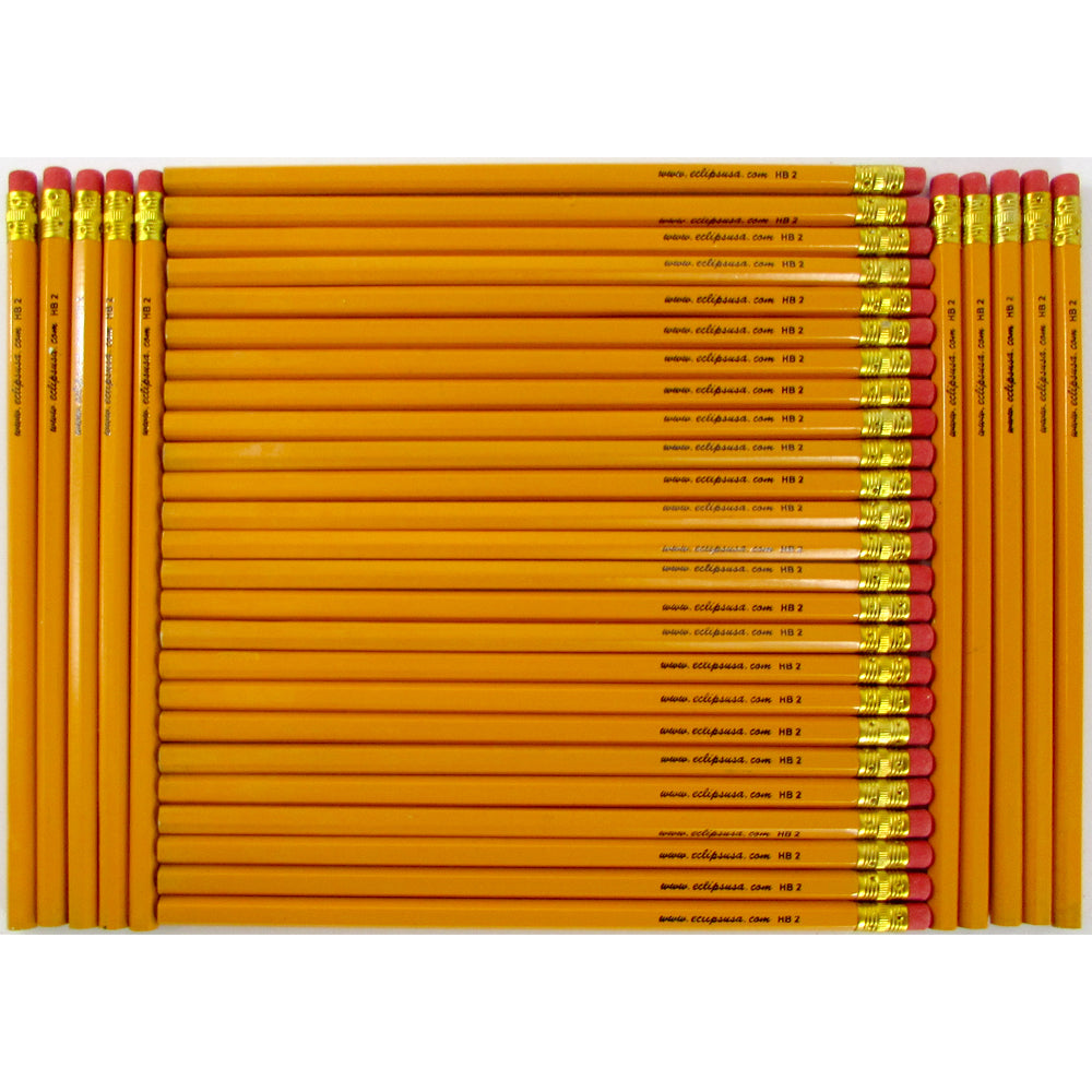 Pencils #2 HB Yellow, Case Pack of 1000, Ideal for Bulk Buyers