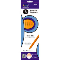 #2 Pencils, 8 pk,  in a box , Sharpened , Case Pack of 96 , Ideal for Bulk Buyers