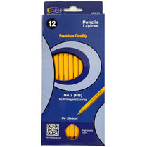 #2 Pencils, 12 pk. in a box, Sharpened, Case Pack of 80, Ideal for Bulk Buyers