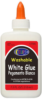 White Glue, 7.5 oz Bottle, Case Pack of 48, Ideal for Bulk Buyers