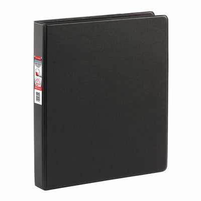 CARDINAL 1" Easy open D Ring Binder, Black , Case Pack of 12, Ideal for Bulk Buyers