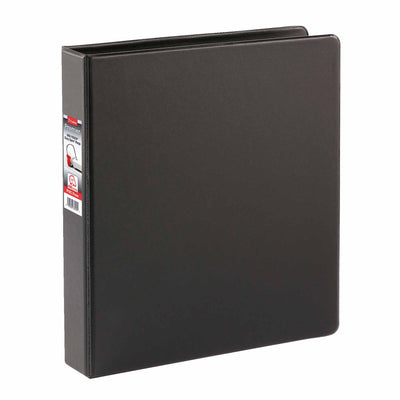 CARDINAL 1.5" Easy Open D Ring Binder, Black , Case Pack of 12, Ideal for Bulk Buyers